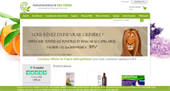 Desktop Screenshot of parapharmacie-pas-chere.com