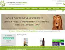 Tablet Screenshot of parapharmacie-pas-chere.com